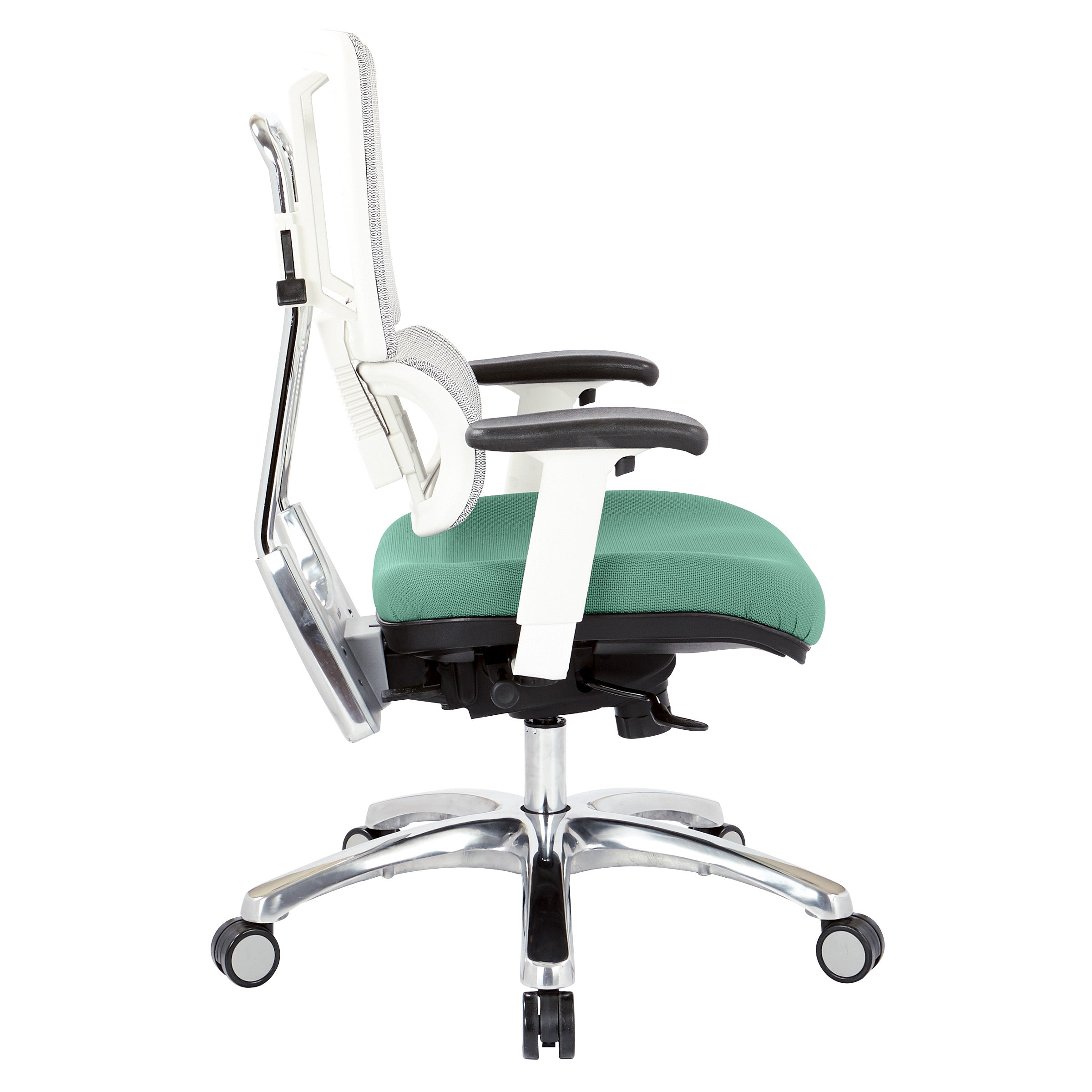 White Vertical Mesh Chair